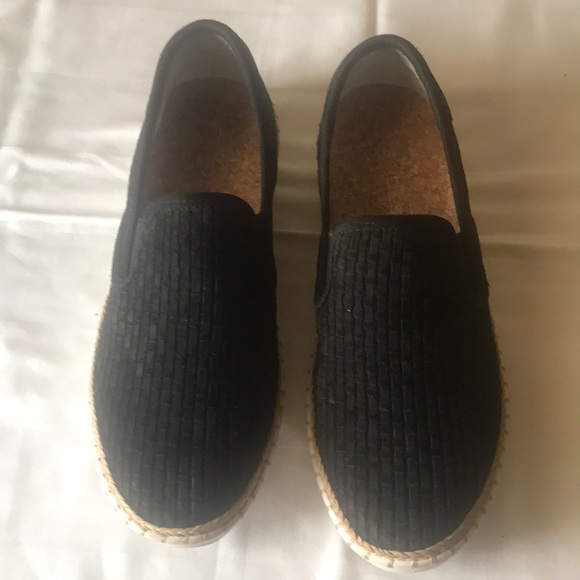Black nubuck slip on sneakers - Picture 1 of 3